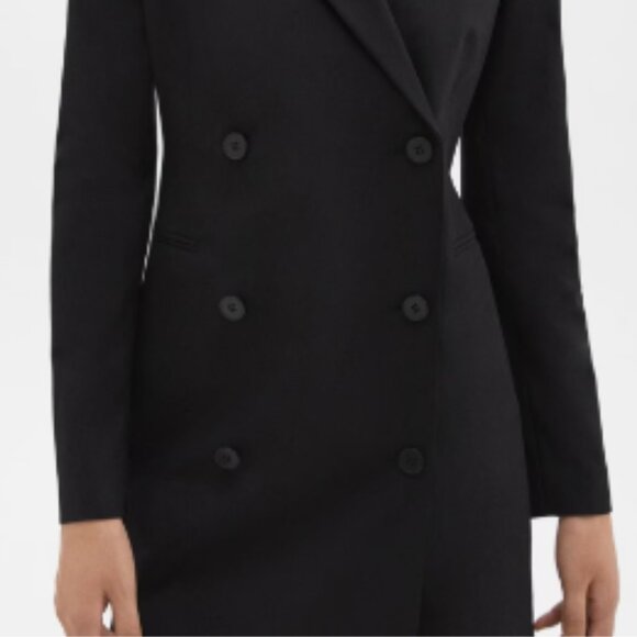 Theory Dresses & Skirts - Never Worn - Size 10 THEORY BLACK CLASSIC BLAZER DRESS - BRAND NEW with Tags
